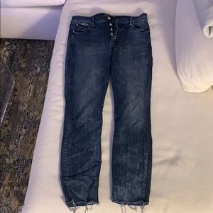 Straight leg jeans